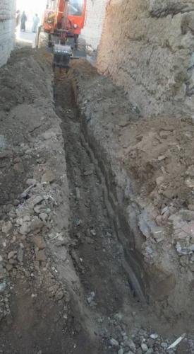 توصيل خط مياه 208 بيت في قنا - 7 فبراير 2017_13