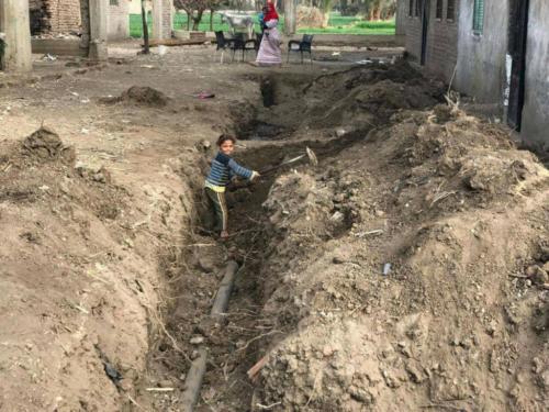 توصيل خط مياه في قرية الخرنقة - 37 بيت - يناير 2017_67