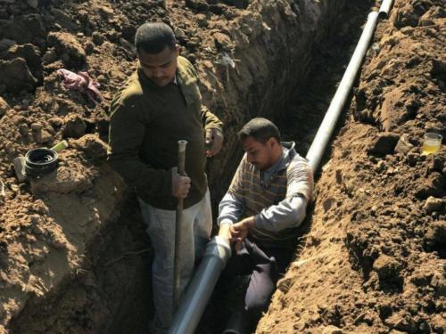 توصيل خط مياه في قرية الخرنقة - 37 بيت - يناير 2017_72