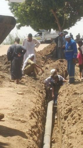 توصيل خط مياه قرية البصالي - أسوان - 4000 فرد - اغسطس 2019_10