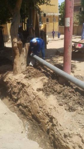 توصيل خط مياه قرية البصالي - أسوان - 4000 فرد - اغسطس 2019_12