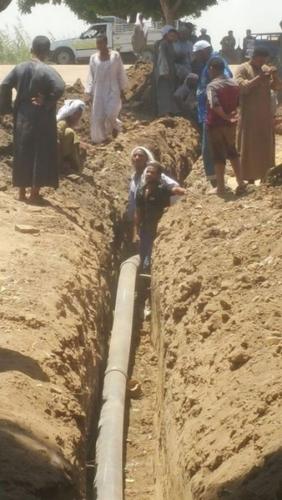 توصيل خط مياه قرية البصالي - أسوان - 4000 فرد - اغسطس 2019_6