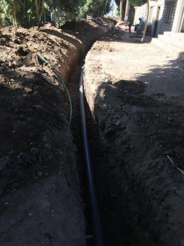 توصيل خط مياه قرية دندرة - قنا - 450 - نوفمبر 2017_6