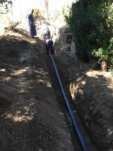 توصيل خط مياه قرية دندرة - قنا - 450 - نوفمبر 2017_8