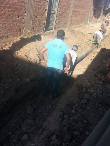 خط توصيل مياه في المنشية بحري - 17 بيت - 9 سبتمبر 2016_7