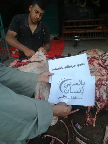 ذبح عجل - الأقصر - يوليو 2020 (2)